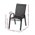Gardeon 6PC Stackable Outdoor Dining Chairs - Black, Steel Frame, Premium Textilene, Weather-Resistant, 1-Year Warranty