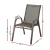 Gardeon 6PC Stackable Outdoor Dining Chairs – Weather-Resistant, Durable Metal Frame, Brown Textilene Fabric