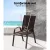 Gardeon 6PC Stackable Outdoor Dining Chairs – Weather-Resistant, Durable Metal Frame, Brown Textilene Fabric