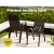 Gardeon 6PC Stackable Outdoor Dining Chairs – Weather-Resistant, Durable Metal Frame, Brown Textilene Fabric