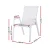 Gardeon 2PC White Outdoor Dining Chairs - Stackable, Weather-Resistant Textilene & Steel, 150kg Capacity, Easy Storage