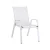 Gardeon 2PC White Outdoor Dining Chairs - Stackable, Weather-Resistant Textilene & Steel, 150kg Capacity, Easy Storage