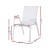 Gardeon 4PC Outdoor Stackable Dining Chairs, White - Weather-Resistant, Steel Frame & Textilene Fabric, 56x70x90cm