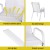 Gardeon 4PC Outdoor Stackable Dining Chairs, White - Weather-Resistant, Steel Frame & Textilene Fabric, 56x70x90cm