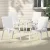Gardeon 4PC Outdoor Stackable Dining Chairs, White - Weather-Resistant, Steel Frame & Textilene Fabric, 56x70x90cm