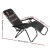 Gardeon Black Zero Gravity Chair - Folding Recliner, Adjustable, Lightweight, Steel Frame, Padded Headrest, 166° Recline