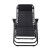 Gardeon Black Zero Gravity Chair - Folding Recliner, Adjustable, Lightweight, Steel Frame, Padded Headrest, 166° Recline