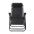 Gardeon Black Zero Gravity Chair - Folding Recliner, Adjustable, Lightweight, Steel Frame, Padded Headrest, 166° Recline