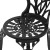 Gardeon 3PC Outdoor Bistro Set - Cast Aluminium Patio Furniture, Black, Weather-Resistant, Includes Chairs & Table