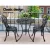 Gardeon 3PC Outdoor Bistro Set - Cast Aluminium Patio Furniture, Black, Weather-Resistant, Includes Chairs & Table
