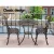 Gardeon 3PC Outdoor Bistro Set – Cast Aluminium Tulip Design, Weather-Resistant, Bronze Finish, with Parasol Hole