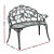Gardeon 100cm Vintage Green Cast Aluminium Outdoor Garden Bench - Weather-Resistant, Classic Design, EN581 Certified