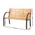 Gardeon 120cm 2-Seater Outdoor Garden Bench - Fir Wood & Steel, Weather & Insect Resistant, 220kg Capacity