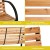 Gardeon 120cm 2-Seater Outdoor Garden Bench - Fir Wood & Steel, Weather & Insect Resistant, 220kg Capacity