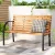Gardeon 120cm 2-Seater Outdoor Garden Bench - Fir Wood & Steel, Weather & Insect Resistant, 220kg Capacity