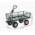 Gardeon Mesh Garden Steel Cart, Green - Heavy-Duty, Weather-Resistant, 400kg Capacity, ATV Compatible, Easy Assembly