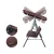 Gardeon 3-Seater Outdoor Swing Chair with Adjustable Canopy, Removable Cushions, Powder-Coated Steel Frame, Brown 170cm