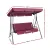 Gardeon Wine Red 3-Seater Outdoor Swing Chair with Adjustable Canopy, Powder-Coated Steel Frame, and Removable Cushions Gardeon Wine Red 3-Seater Outdoor Swing Chair with Adjustable Canopy, Powder-Coated Steel Frame, and Removable Cushions