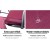Gardeon Wine Red 3-Seater Outdoor Swing Chair with Adjustable Canopy, Powder-Coated Steel Frame, and Removable Cushions