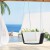 Gardeon Rattan Porch Swing Chair - Black, Steel Frame, Wicker Seat, 90x60x35cm, Indoor/Outdoor, 150kg Capacity