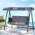 Gardeon 3-Seater Outdoor Swing Chair - Rattan, Grey Cushions, Adjustable Canopy, Steel Frame, 300kg Capacity Gardeon 3-Seater Outdoor Swing Chair - Rattan, Grey Cushions, Adjustable Canopy, Steel Frame, 300kg Capacity