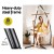 Gardeon Hammock Chair with Steel Stand, Cream, 100x60x138cm - Outdoor/Indoor, Durable Polyester Cotton Blend