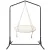 Gardeon 100cm Hammock Chair with Stand - Indoor/Outdoor Swing, 120kg Capacity, 360° Rotation, Steel Frame, Eco-Friendly