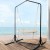 Gardeon 100cm Hammock Chair with Stand - Indoor/Outdoor Swing, 120kg Capacity, 360° Rotation, Steel Frame, Eco-Friendly