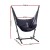 Gardeon Hammock Chair Outdoor Camping with Stand, Grey, Metal Frame, 100x45x145cm, Indoor/Outdoor Relaxation
