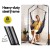 Gardeon Outdoor Hammock Chair with Stand, Polyester Cotton, 100x45x145cm, Grey, 360° Swing, Indoor/Outdoor Use