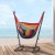Gardeon Hammock Chair Outdoor Camping with Stand, Metal Frame, Rainbow, 124x107.5x153.5cm, Cozy Relaxation Retreat