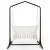 Gardeon Hammock Chair with Stand, Macrame 2-Seater, Cream, 120x70x120cm, Indoor/Outdoor, Handmade Tassels, 200kg