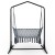 Gardeon Hammock Chair with Stand, Macrame 2-Seater, Polyester-Cotton, Grey, 120x70x120cm, Indoor/Outdoor Relaxation