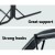 Gardeon Heavy-Duty 2-Person Hammock Chair Stand, Powder-Coated Steel, 200kg Capacity, Indoor/Outdoor, 360° Rotation
