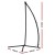 Gardeon Heavy-Duty Steel Hammock Chair Stand, 2.1m, Weather-Resistant, 120kg Capacity, Indoor/Outdoor, Black Finish