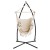 Gardeon Hammock Chair with Steel Stand, Polyester Cotton, 150x90cm, Cream, Outdoor/Indoor, Durable & Easy Install