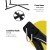 Gardeon Hammock Chair with Steel Stand, Polyester Cotton, 150x90cm, Grey, Indoor/Outdoor, 360° Rotation, 120kg Capacity