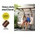 Gardeon Outdoor Double Egg Swing Chair, Handcrafted Wicker Pod with Canopy, 2-Seater, UV-Resistant, Latte Finish