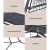 Gardeon Double Hanging Egg Swing Chair with Canopy, Hand-Woven Wicker, Steel Frame, 2-Seater, UV Resistant, Grey