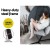 Gardeon Grey Outdoor Foldable Egg Swing Chair with 360° Rotation, UV-Resistant Canopy, and Plush Cushion, 150kg Capacity