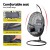 Gardeon Outdoor Egg Swing Chair - Black Wicker Rattan Pod with Stand, 360° Rotatable, 150kg Capacity, Removable Cushion