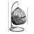 Gardeon Outdoor Egg Swing Chair - Handcrafted Wicker Rattan, 360° Rotatable, Grey, 150kg Capacity, UV-Resistant Cushion