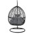 Gardeon Outdoor Egg Swing Chair - Handcrafted Wicker Rattan, 360° Rotatable, Grey, 150kg Capacity, UV-Resistant Cushion