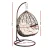 Gardeon Outdoor Egg Swing Chair - Handcrafted Wicker, 360° Rotatable, Anti-Rust Frame, Soft Cushion, 150kg Capacity