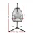 Gardeon Outdoor Hanging Egg Swing Chair, Handcrafted UV-Resistant Wicker, 360° Rotation, Grey Cushion, 150kg Capacity Gardeon Outdoor Hanging Egg Swing Chair, Handcrafted UV-Resistant Wicker, 360° Rotation, Grey Cushion, 150kg Capacity