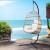 Gardeon Outdoor Egg Swing Chair - Handcrafted Resin Wicker, Foldable Pod Stand, Anti-Rust Frame, 150kg Capacity, Yellow