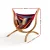 Gardeon Timber Hammock Chair with Wooden Stand - Outdoor Furniture, Durable Larch Wood, Cotton-Poly Blend, 160x107x143cm
