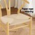 Artiss Dining Chair, Wooden Rattan, Wishbone Back, Ergonomic, Durable Rubberwood Frame, Stylish Kraft Paper Seat