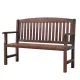 Gardeon 2-Seater Wooden Garden Bench - Durable Fir Wood, 300kg Capacity, Weather-Resistant, Brown Finish, 120cm