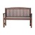 Gardeon 2-Seater Wooden Garden Bench - Durable Fir Wood, 300kg Capacity, Weather-Resistant, Brown Finish, 120cm